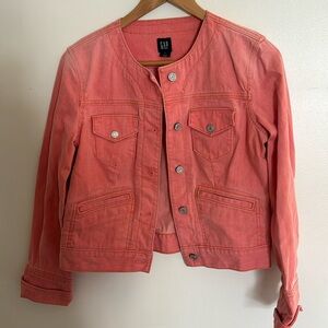 Coral jean jacket